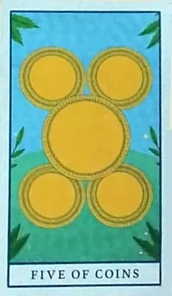 Five of Coins - Movie Tarot - Natalie Foss