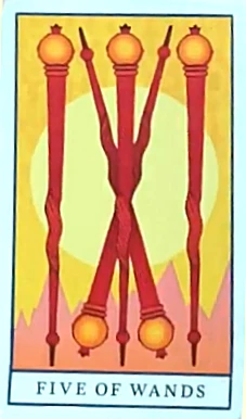 Five of Wands - Movie Tarot - Natalie Foss