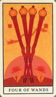 Four of Wands - Movie Tarot - Natalie Foss