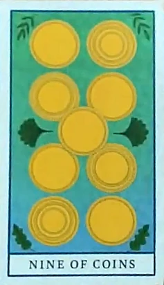 Nine of Coins - Movie Tarot - Natalie Foss