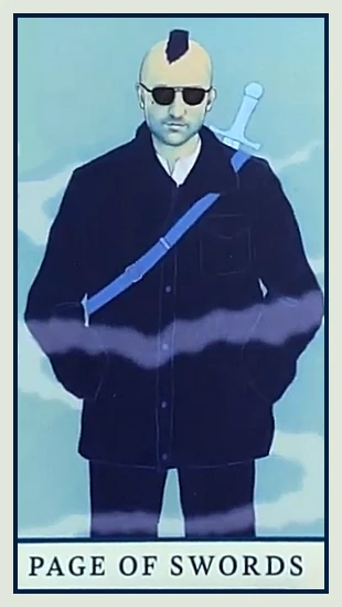 Page of Swords - Movie Tarot - Natalie Foss