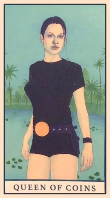 Queen of Coins - Movie Tarot - Natalie Foss