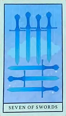 Seven of Swords - Movie Tarot - Natalie Foss