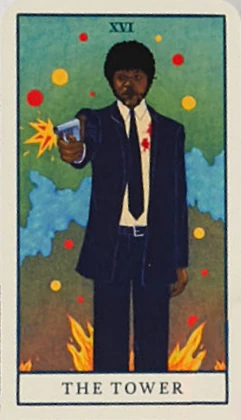 The Tower - Movie Tarot - Natalie Foss