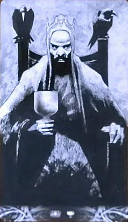 King of Cups - Murder of Crows Tarot - Corrado Roi