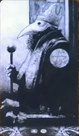 King of Pentacles - Murder of Crows Tarot - Corrado Roi