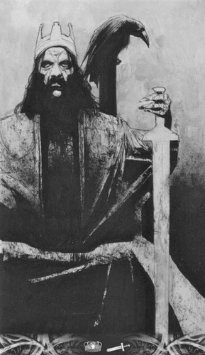 King of Swords - Murder of Crows Tarot - Corrado Roi