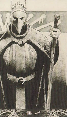 King of Wands - Murder of Crows Tarot - Corrado Roi