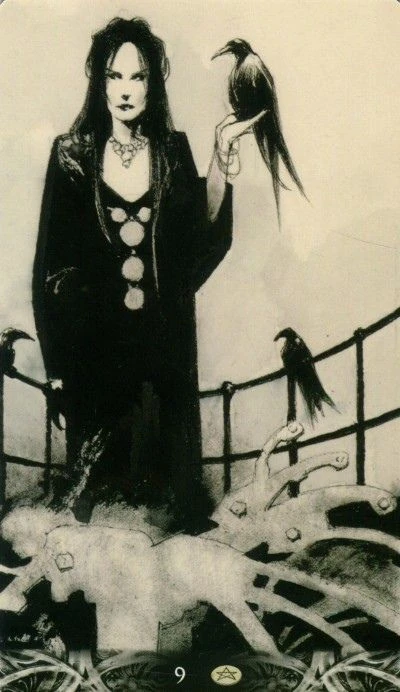 Nine of Pentacles - Murder of Crows Tarot - Corrado Roi