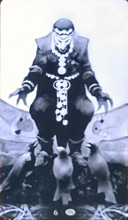 Six of Pentacles - Murder of Crows Tarot - Corrado Roi
