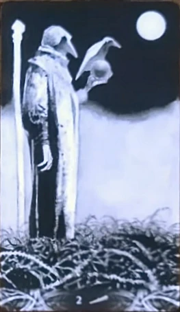 Two of Wands - Murder of Crows Tarot - Corrado Roi