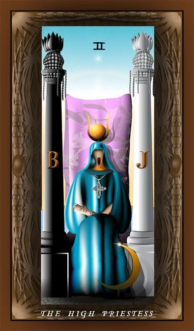 The High Priestess - Mutation Tarot - Mario Rosa