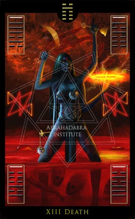 XIII Death - Mutational Alchemy Tarot - m1thr0s and Izi Ningishzidda