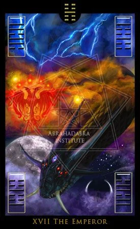 XVII The Emperor - Mutational Alchemy Tarot - m1thr0s and Izi Ningishzidda