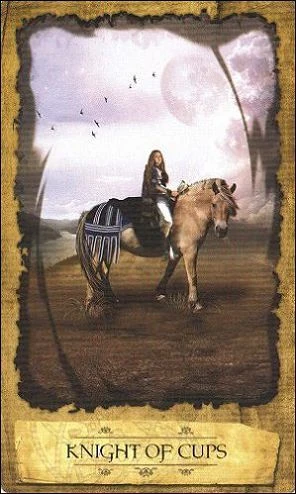 Knight of Cups - Mystic Dreamer Tarot - Heidi Darras