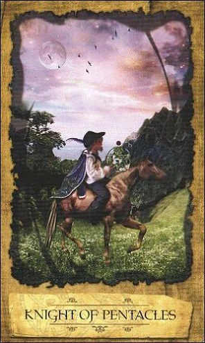 Knight of Pentacles - Mystic Dreamer Tarot - Heidi Darras