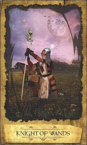 Knight of Wands - Mystic Dreamer Tarot - Heidi Darras