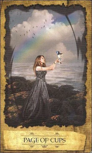 Page of Cups - Mystic Dreamer Tarot - Heidi Darras