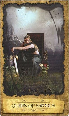 Queen of Swords - Mystic Dreamer Tarot - Heidi Darras