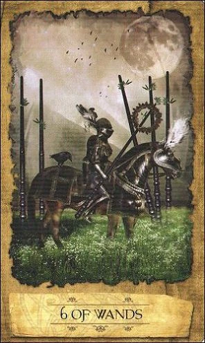 Six of Wands - Mystic Dreamer Tarot - Heidi Darras