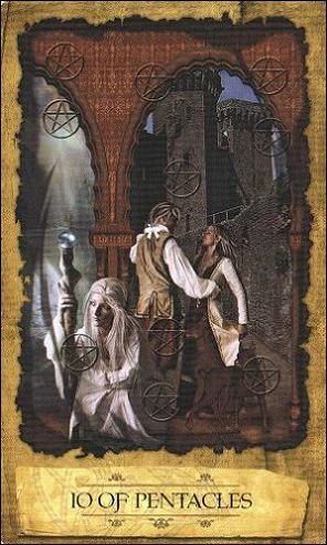 Ten of Pentacles - Mystic Dreamer Tarot - Heidi Darras