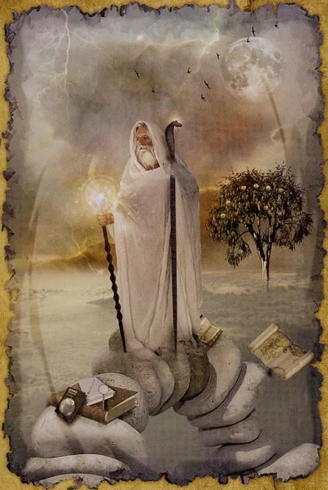 The Hermit - Mystic Dreamer Tarot - Heidi Darras