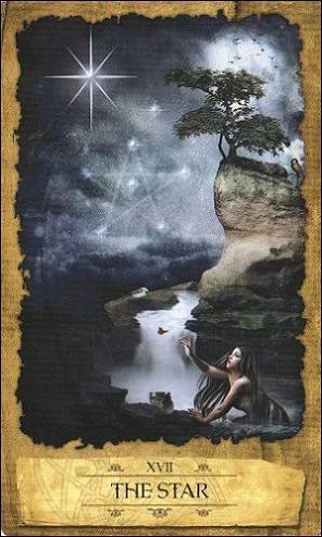 The Star from the Mystic Dreamer Tarot by Heidi Darras and Barbara Moore