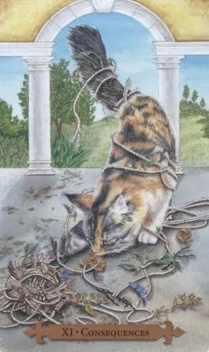 Consequences from Mystical Cats Tarot