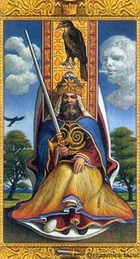 King of Swords - Mystical Tarot - Tarot Deck by Luigi Costa