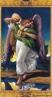 Mystical Tarot Review 11 The Devil card from the Mystical Tarot deck