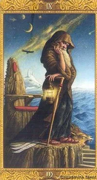 The Hermit - Mystical Tarot - Tarot Deck by Luigi Costa