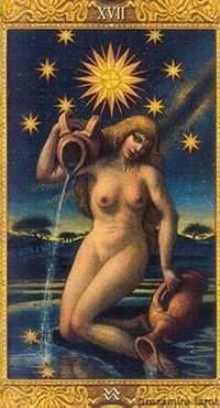 Mystical Tarot Review 10 The Star card from the Mystical Tarot deck