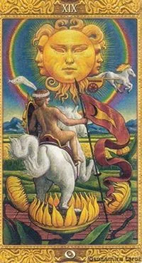 The Sun - Mystical Tarot - Tarot Deck by Luigi Costa