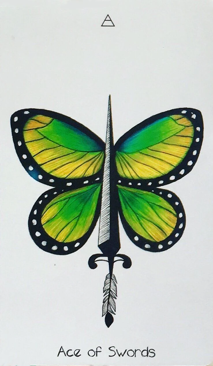 Ace of Swords - The Naked Heart Tarot - Jillian C. Wilde