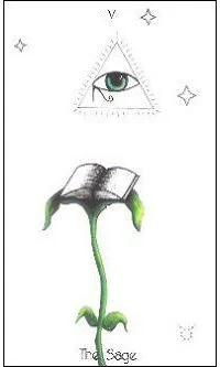 The Sage - The Naked Heart Tarot - Jillian C. Wilde
