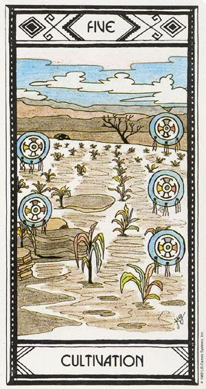 Cultivation card from the Native American Tarot deck