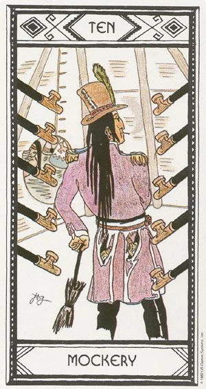 Mockery card from the Native American Tarot deck