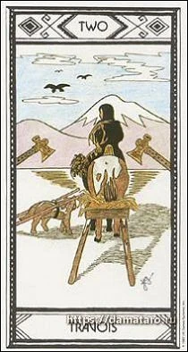 Transit card from the Native American Tarot deck