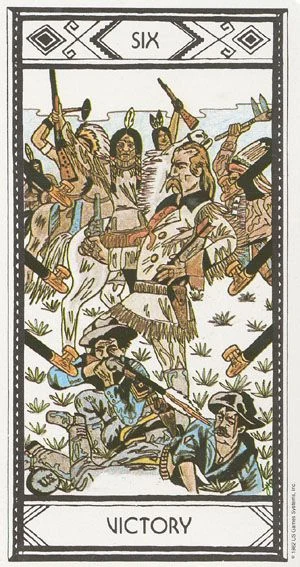 Victory card from the Native American Tarot deck