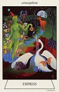 Empress card from the Navigators Tarot of the Mystic Sea deck
