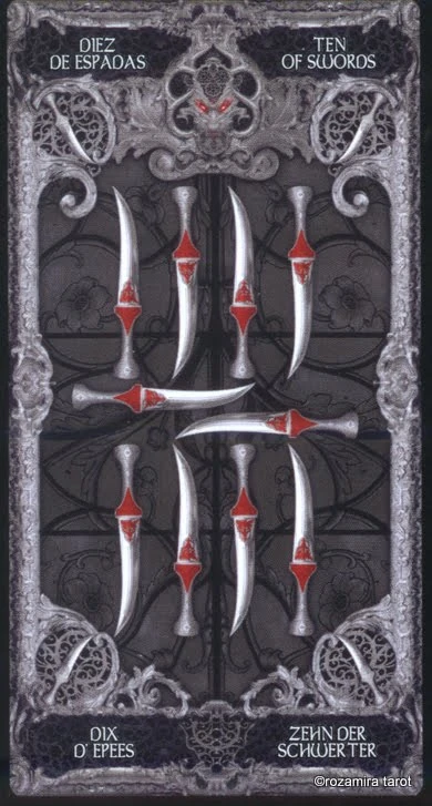 Ten of Swords — XIII Tarot by Nekro