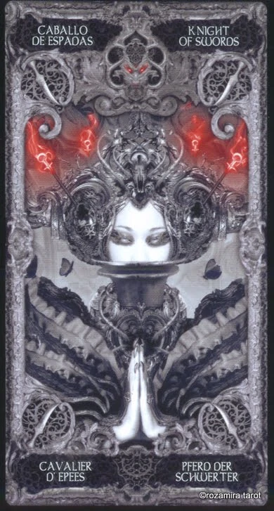 Knight of Swords — XIII Tarot by Nekro