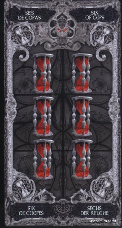 Six of Cups — XIII Tarot by Nekro