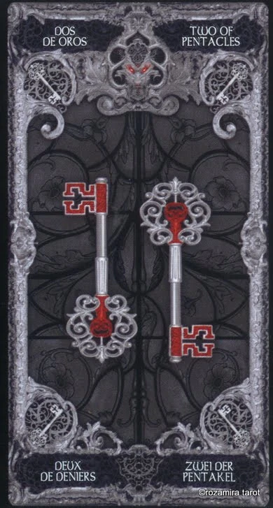 Two of Pentacles — XIII Tarot by Nekro