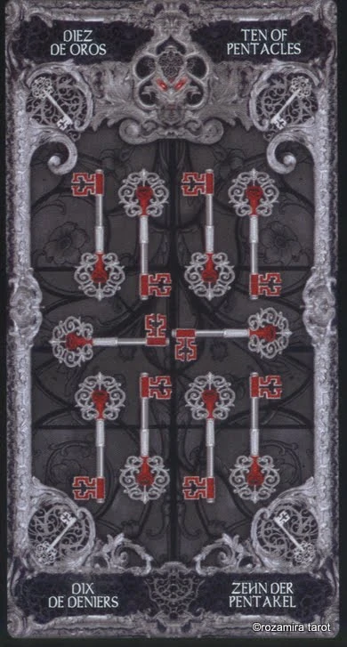 Ten of Pentacles — XIII Tarot by Nekro