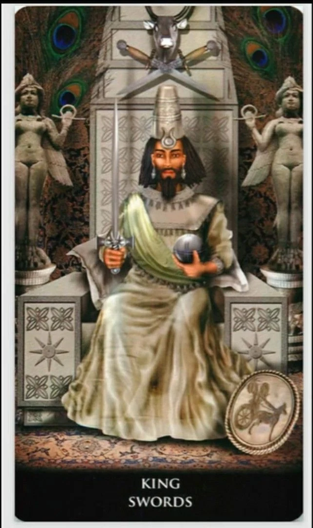 King of Swords - New Babylonian Tarot - Roxana Paul