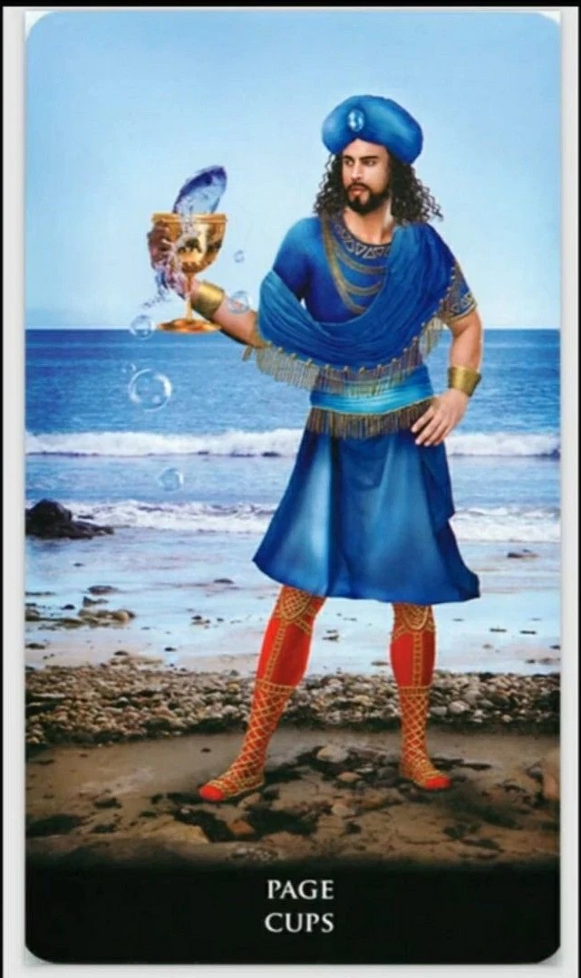 Page of Cups - New Babylonian Tarot - Roxana Paul