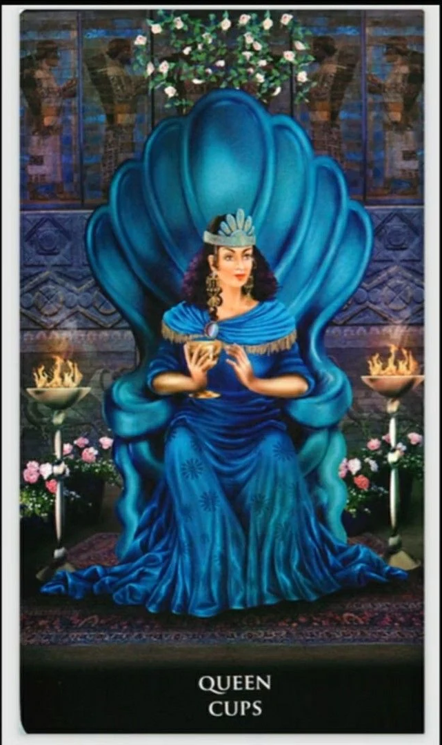 Queen of Cups - New Babylonian Tarot - Roxana Paul