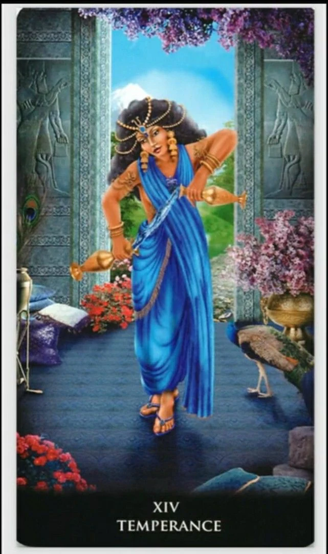 Temperance - New Babylonian Tarot - Roxana Paul