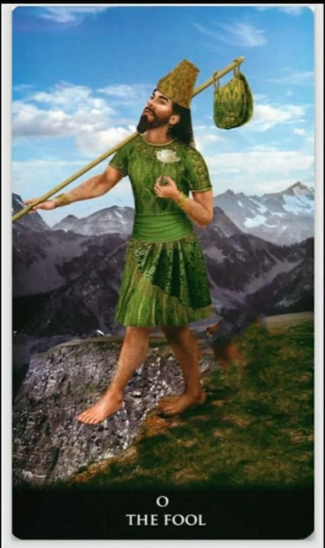 The Fool - New Babylonian Tarot - Roxana Paul